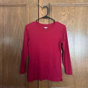 Classic Red Long Sleeve Shirt